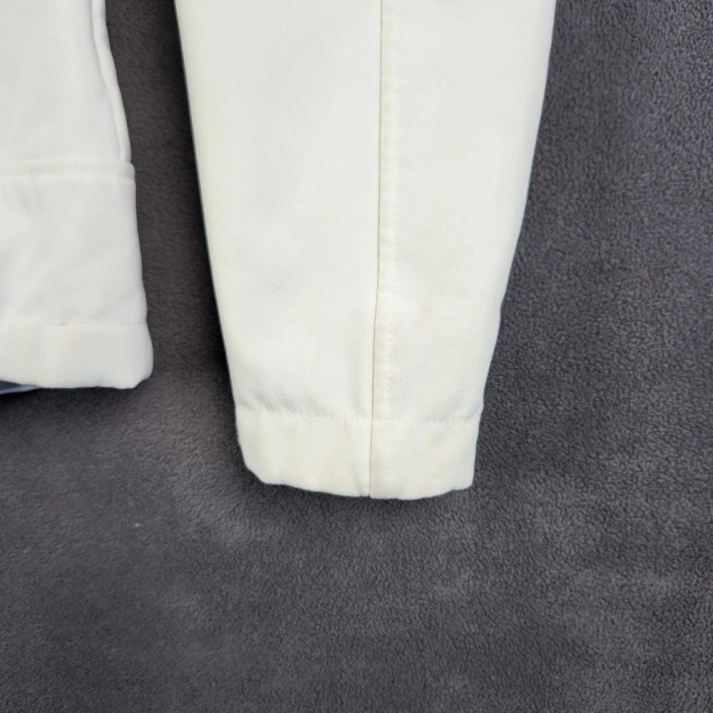 The North Face Apex Jacket Womens Small Cream Fleece Lined Softshell‎ Full Zip